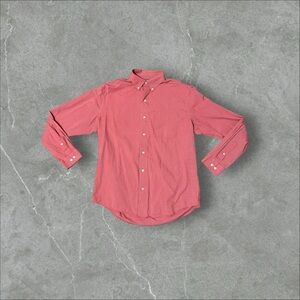 Red Pinstripe Button Up